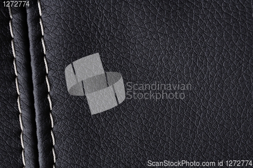 Image of leather texture black
