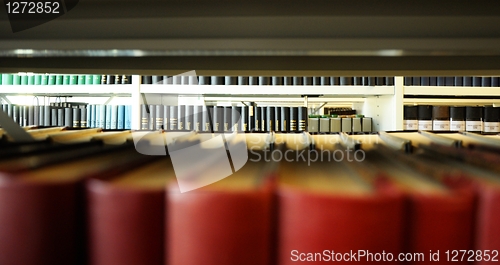 Image of look through books