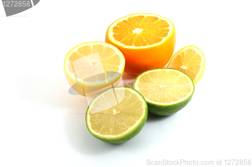 Image of lemon orange and citron fruit