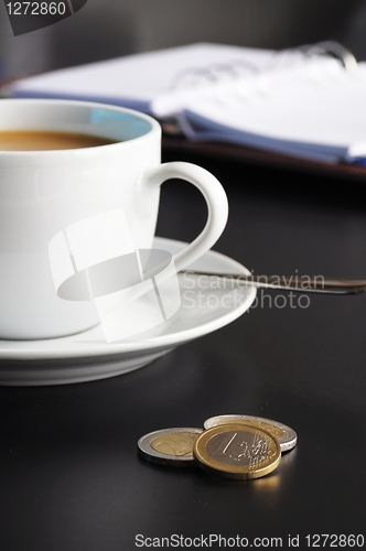 Image of coffee organizer on a table 