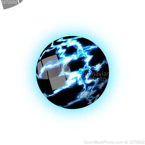 Image of lightning globe