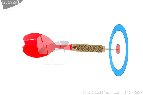 Image of Dart arrow hit the target