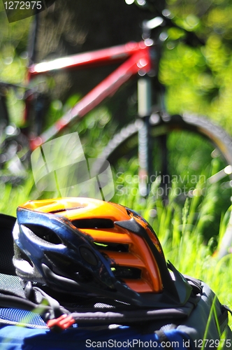 Image of bike helmet