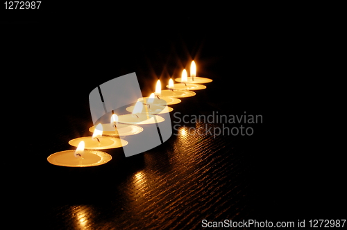 Image of romantic candle light
