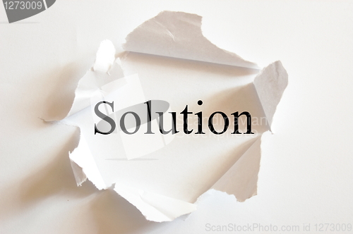 Image of business solution
