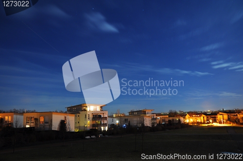 Image of skyline at night