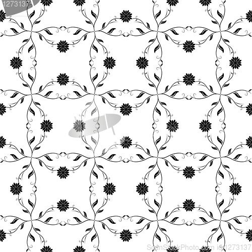 Image of Seanless floral pattern