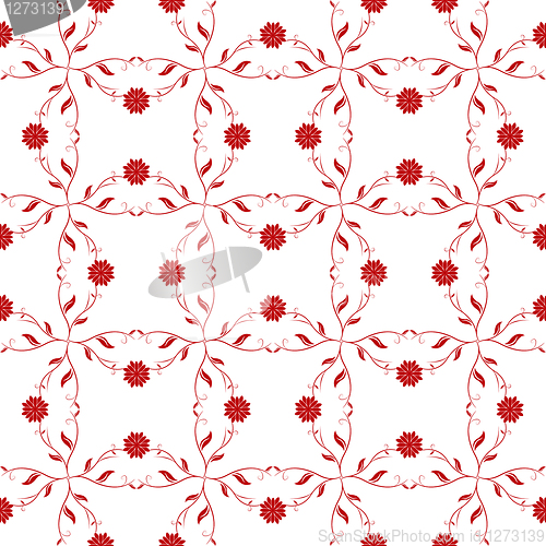 Image of Seanless floral pattern