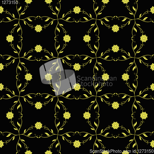 Image of Seanless floral pattern