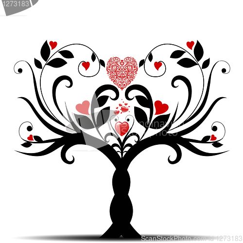 Image of valentine tree