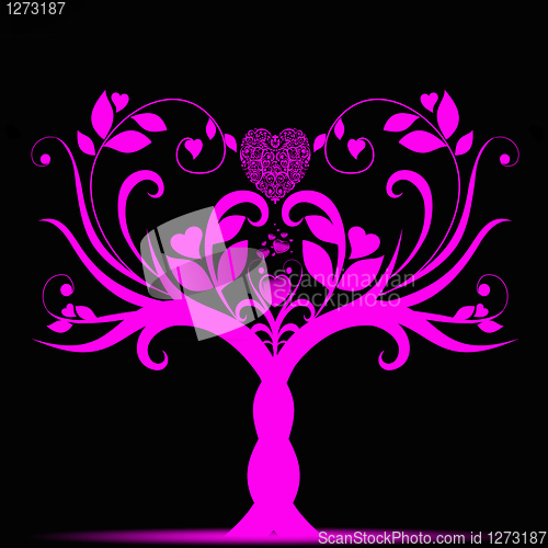 Image of valentine tree