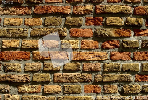 Image of Brickwall of handmade stones