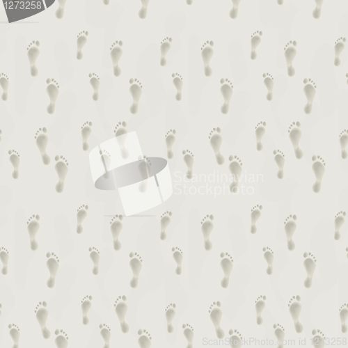 Image of Foot prints pattern