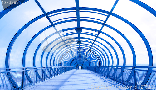 Image of glass corridor