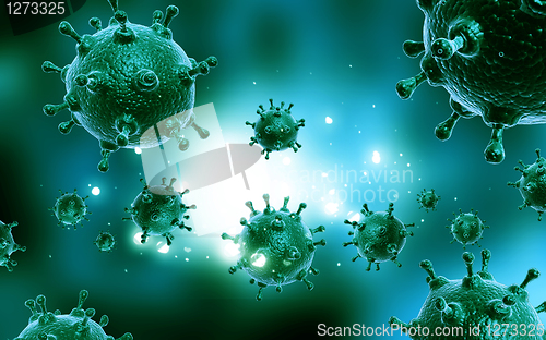 Image of influenza virus