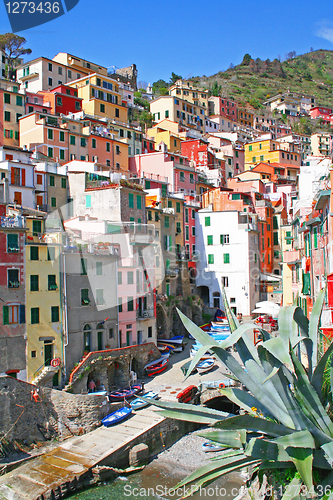 Image of Italy. Cinque Terre. Riomaggiore village 