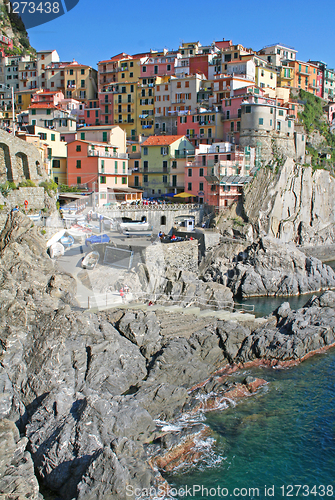 Image of Italy. Cinque Terre region. Manarola village 