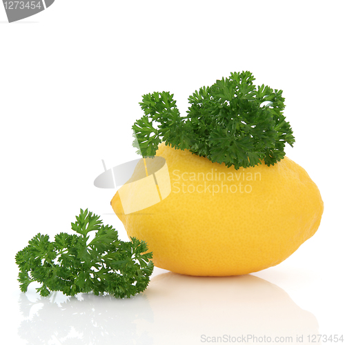 Image of Lemon Fruit and Parsley Herb