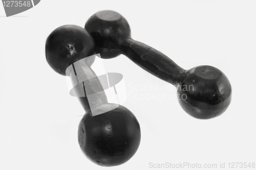 Image of dumbbells