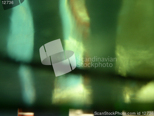 Image of Glass green light