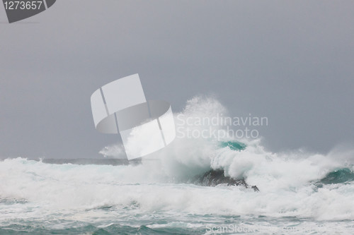 Image of Storm waves breaking at Tsitsikamma National Park