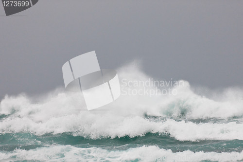 Image of Storm waves breaking at Tsitsikamma National Park