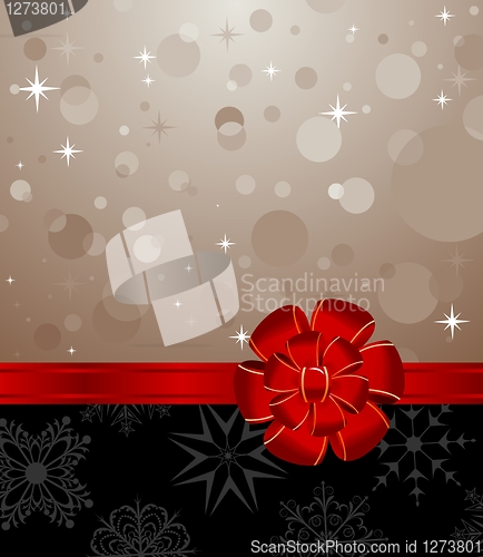 Image of Christmas background with set balls for holiday design