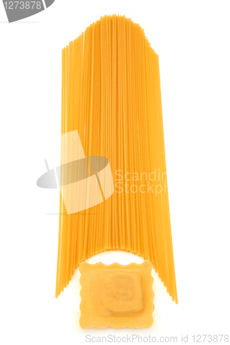 Image of Ravioli and Spaghetti Pasta