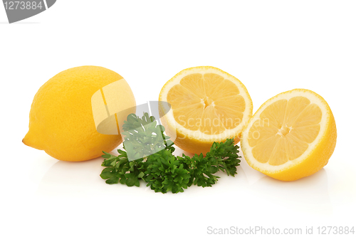 Image of Lemon Fruit and Parsley Herb