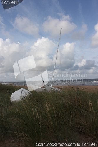 Image of Sailboat on tylø beach