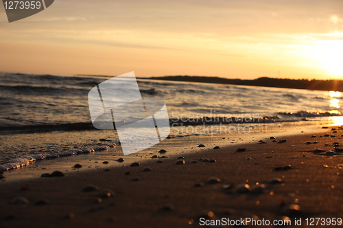 Image of Sunset on tylø beach