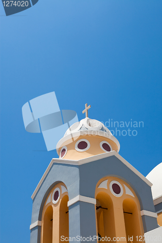 Image of Old church in Santorini