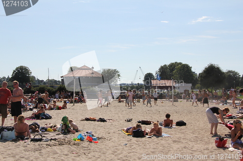 Image of beach in Kristiansand