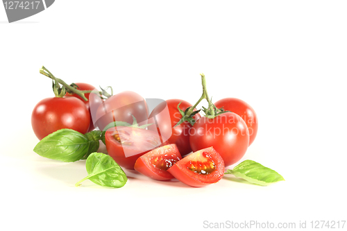 Image of Tomatoes and basil