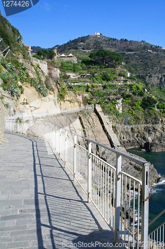 Image of Italy. Cinque Terre coastline