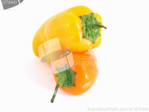 Image of Yellow and Orange Pepper