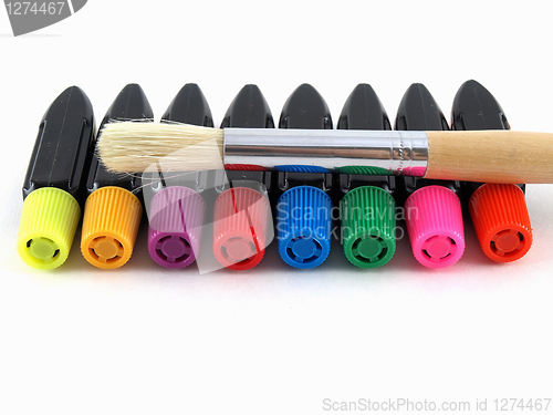 Image of Brush on Paint