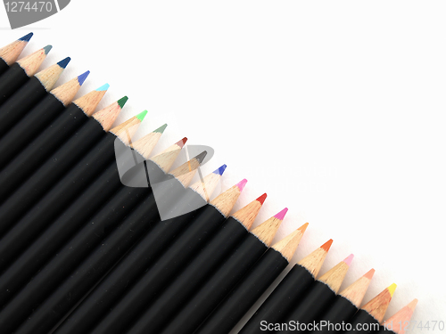 Image of Sharpened Colored Pencils