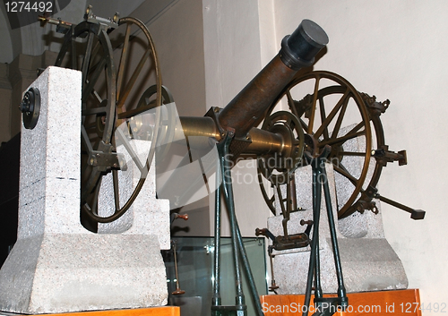 Image of old telescope