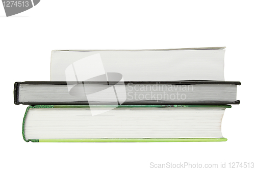 Image of Three books isolated