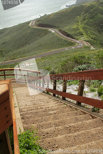 Image of Stairs with observation point