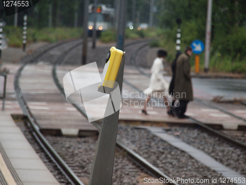 Image of Tramway scene in Amsterdam