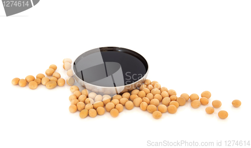 Image of Soya Beans and Soy Sauce