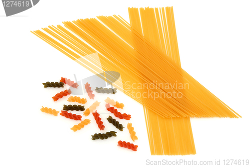 Image of Fusilli and Spaghetti Pasta