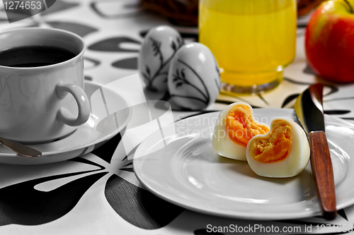 Image of Heart shaped egg