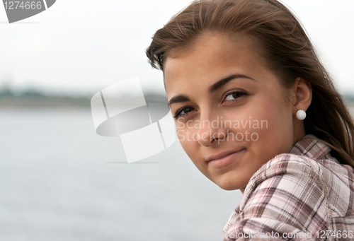 Image of portrait of a beautiful girl