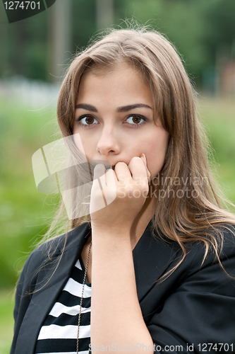 Image of portrait of a beautiful girl