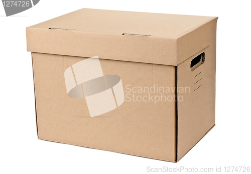 Image of closed cardboard box