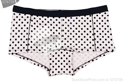 Image of pants with polka dots