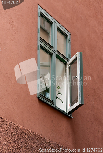 Image of old open windows